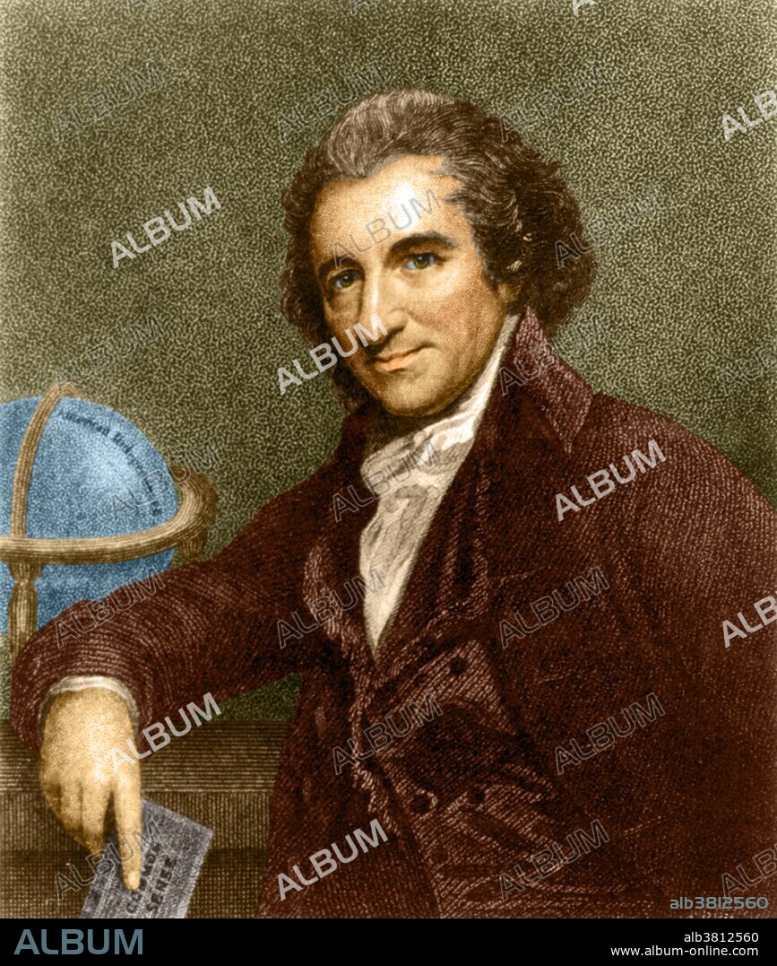 Thomas Paine (February 9, 1737 - June 8, 1809) was an American political activist, philosopher, political theorist, and one of the Founding Fathers of the USA. His pamphlet, Common Sense, inspired people to declare and fight for independence from Great Britain in the summer of 1776. The pamphlet explained the advantages of and the need for immediate independence in clear, simple language. It was published anonymously and became an immediate sensation. It was sold and distributed widely and read aloud at taverns and meeting places. Paine lived in France for most of the 1790s, becoming deeply involved in the French Revolution. He wrote Rights of Man (1791), in part a defense of the French Revolution against its critics. In December 1793, he was arrested and imprisoned in Paris, then released in 1794. He became notorious because of his pamphlet The Age of Reason (1793-94), in which he advocated deism, promoted reason and free thought, and argued against institutionalized religion in general and Christian doctrine in particular. In 1802, he returned to America and died in 1809, at at the age of 72.
