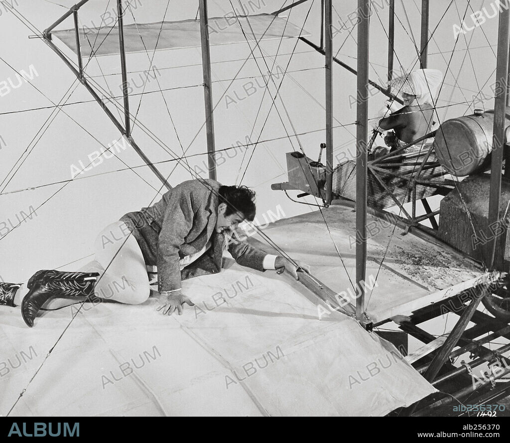 STUART WHITMAN in THOSE MAGNIFICENT MEN IN THEIR FLYING MACHINES, 1965, directed by KEN ANNAKIN. Copyright 20TH CENTURY FOX.