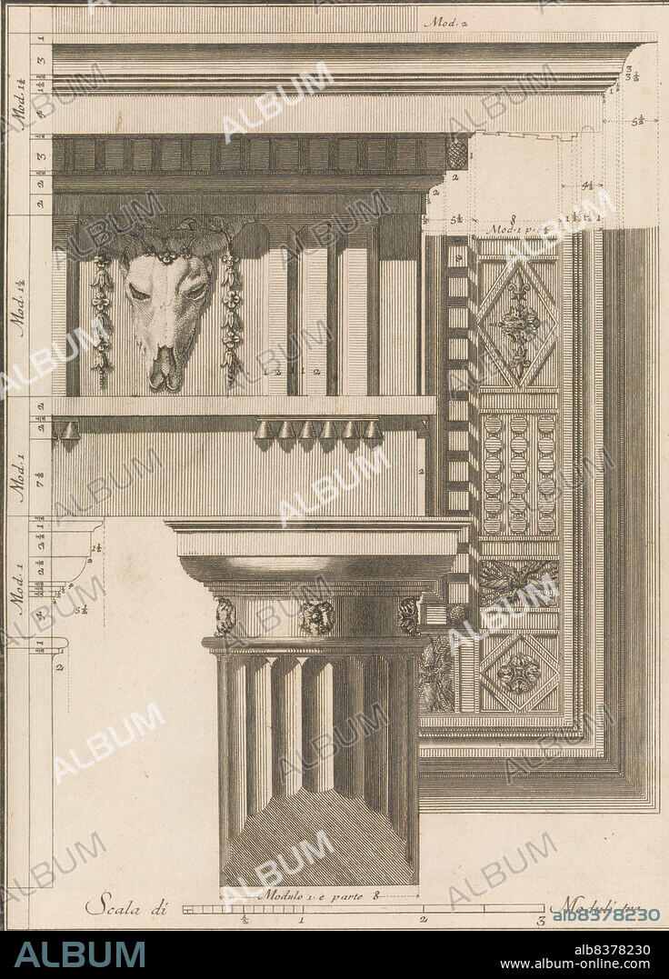 FRANCISZEK SMUGLEWICZ, GIACOMO BAROZZI DA VIGNOLA and CARLO ANTONINI. Il Vignola Illustrato Proposto da Giambattista Spampani, e Carlo Antonini, 1770.