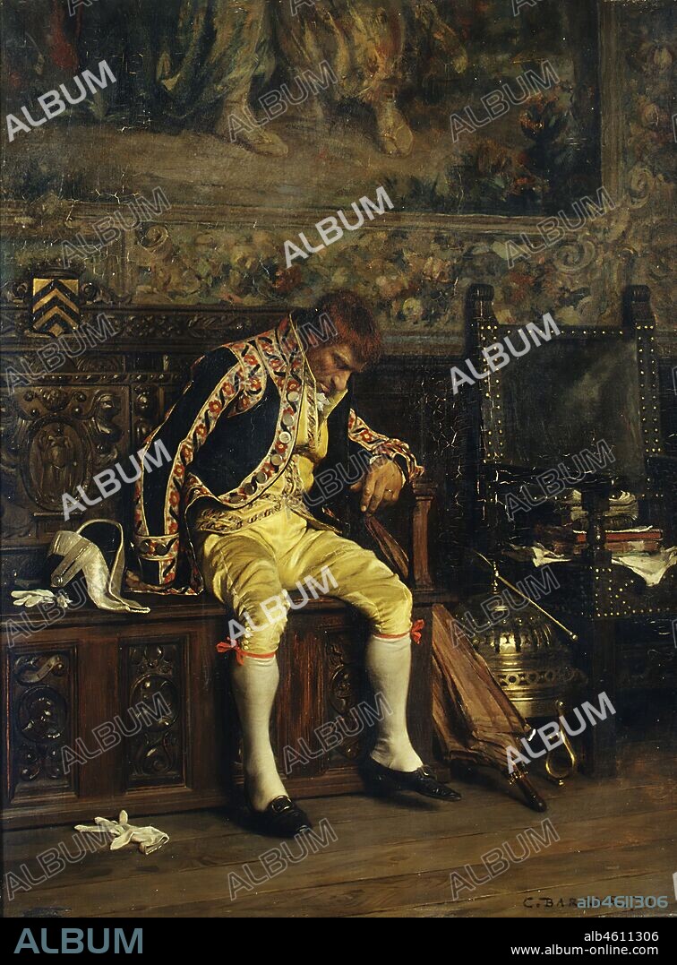 CHARLES BARGUE. A Footman Sleeping, 1871.