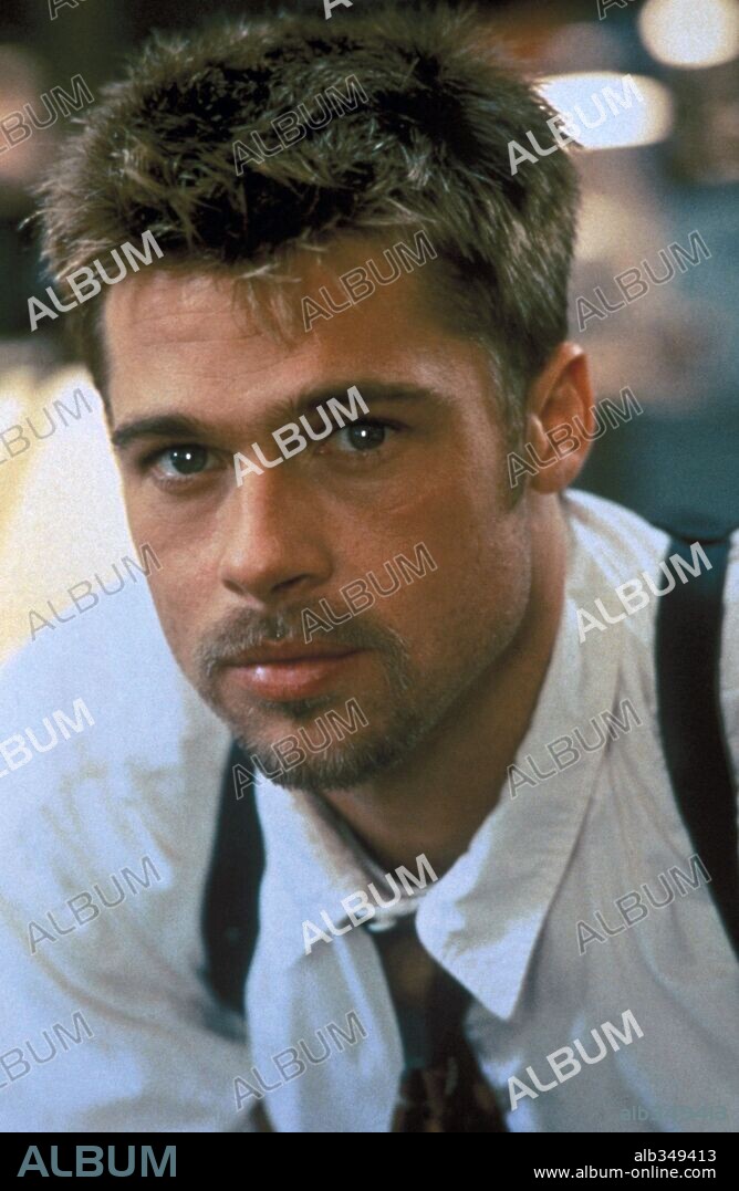 BRAD PITT in SEVEN, 1995, directed by DAVID FINCHER. Copyright NEW LINE CINEMA.