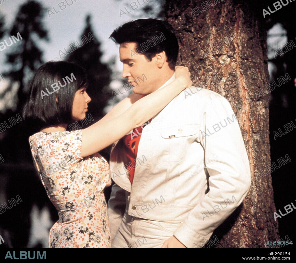 ELVIS PRESLEY and YVONNE CRAIG in KISSIN' COUSINS, 1964, directed by GENE NELSON. Copyright M.G.M.