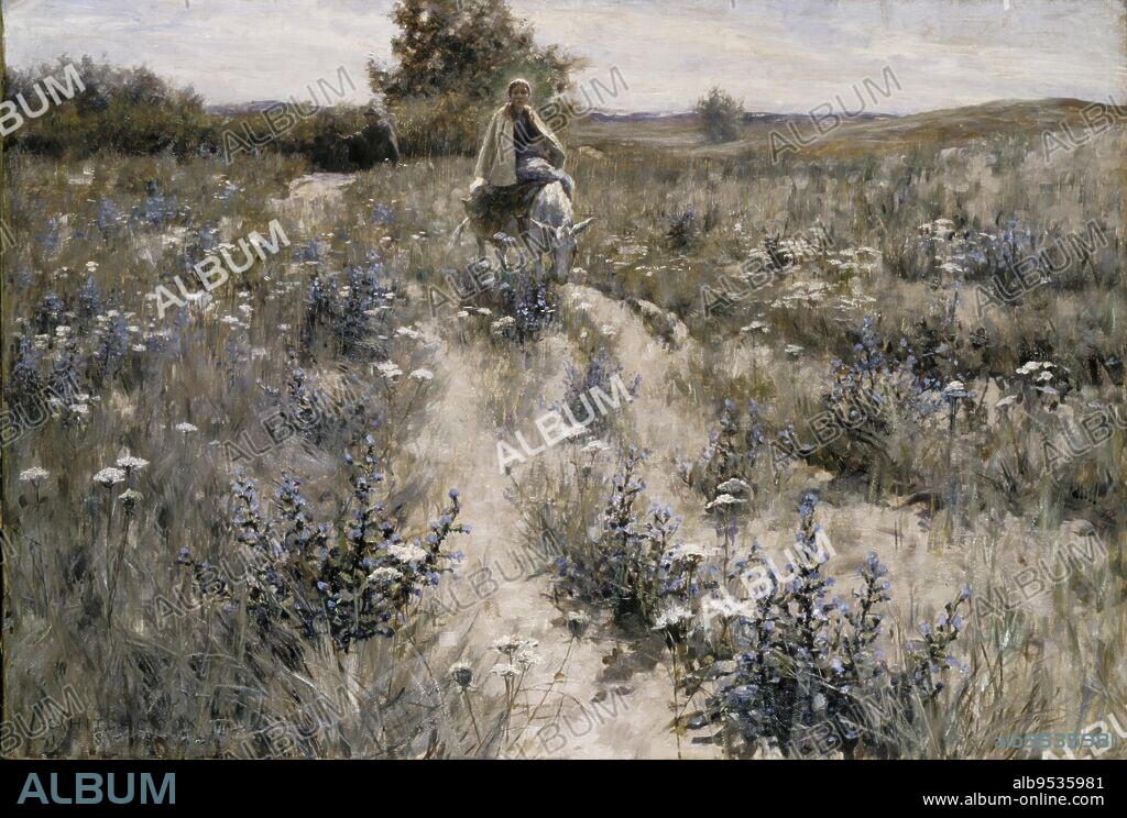 GEORGE HITCHCOCK. The Flight into Egypt. Date: 1892. oil on canvas.