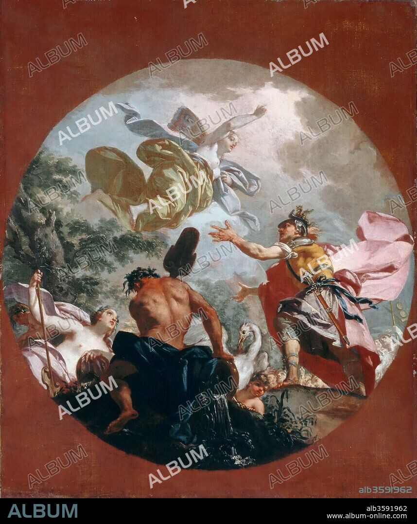 BEAUMONT, CLAUDIO FRANCESCO, CAVALIERE. Iris Sent to Turnus by Juno.