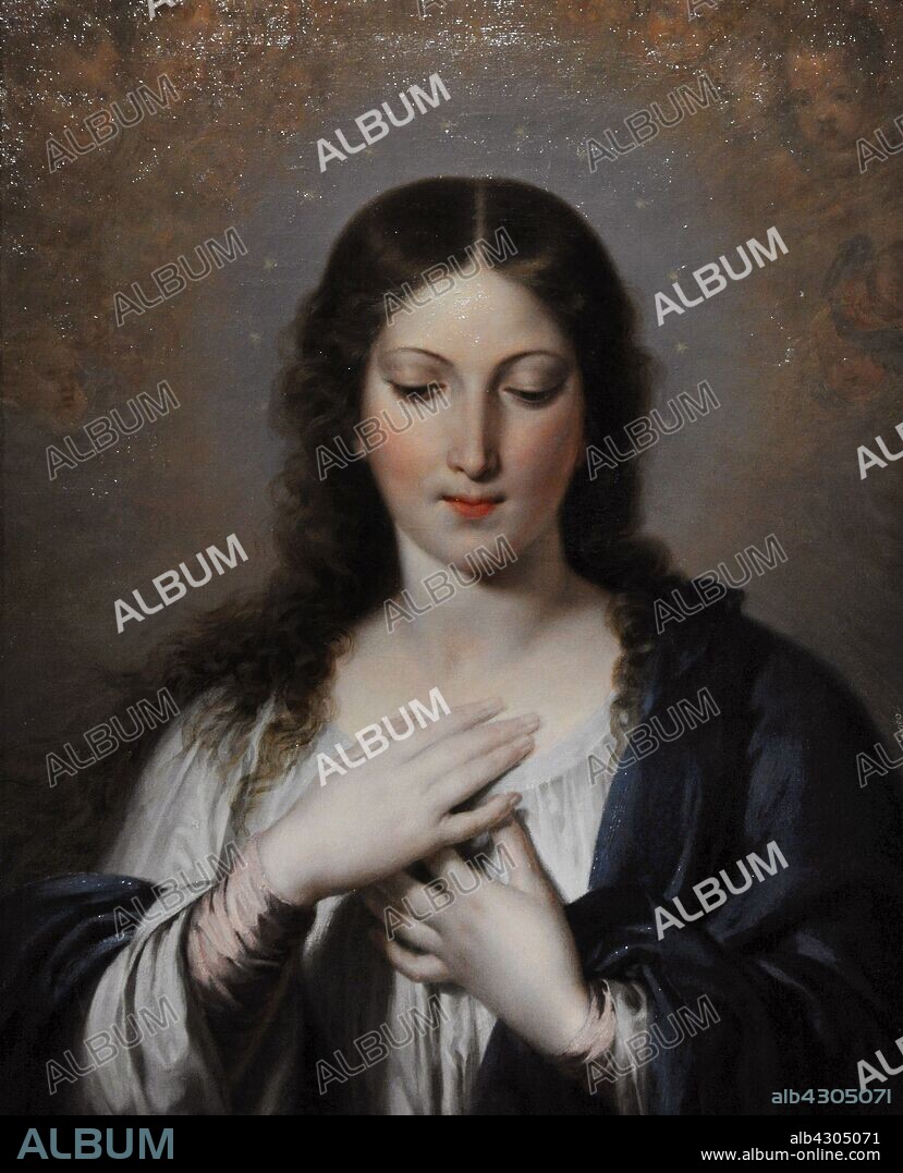 Rafael Tegeo (1798-1856). Spanish painter. Immaculate Conception, ca.1828. Royal National Heritage Collections. Royal Palace of Aranjuez. Spain.