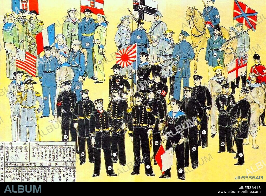 The Eight-Nation Alliance was an alliance of Austria-Hungary, France, Germany, Italy, Japan, Russia, the United Kingdom and the United States, whose military forces intervened in China during the Boxer Uprising and relieved the siege of diplomatic legations in Peking (Beijing) in the summer of 1900. The Boxer Rebellion, also known as Boxer Uprising or Yihetuan Movement, was a proto-nationalist movement by the Righteous Harmony Society in China between 1898 and 1901, opposing foreign imperialism and Christianity. The uprising took place in response to foreign spheres of influence in China, with grievances ranging from opium traders, political invasion, economic manipulation, to missionary evangelism. In China, popular sentiment remained resistant to foreign influences, and anger rose over the 'unequal treaties', which the weak Qing state could not resist. Concerns grew that missionaries and Chinese Christians could use this decline to their advantage, appropriating lands and property of unwilling Chinese peasants to give to the church. This sentiment resulted in violent revolts against foreign interests.