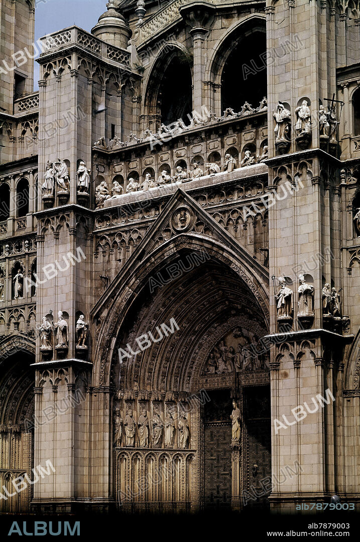AUTOR LIBRE 01307. PUERTA DEL PERDON DE LA CATEDRAL DE TOLEDO - SIGLO XV.