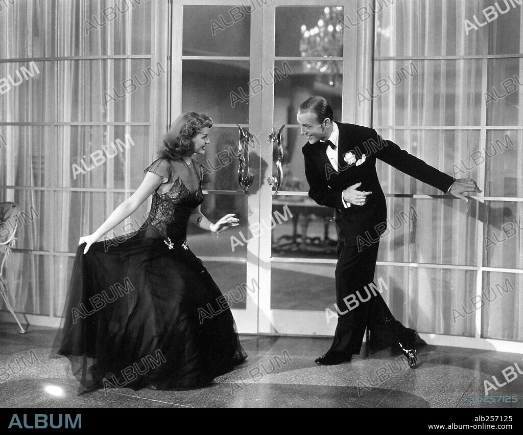 FRED ASTAIRE and RITA HAYWORTH in YOU WERE NEVER LOVELIER, 1942, directed by WILLIAM A. SEITER. Copyright COLUMBIA PICTURES.