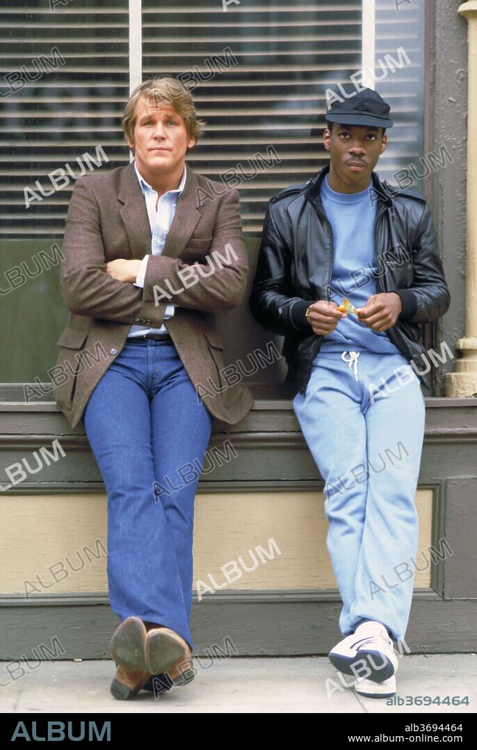 EDDIE MURPHY and NICK NOLTE in 48 HRS., 1982, directed by WALTER HILL. Copyright PARAMOUNT PICTURES.