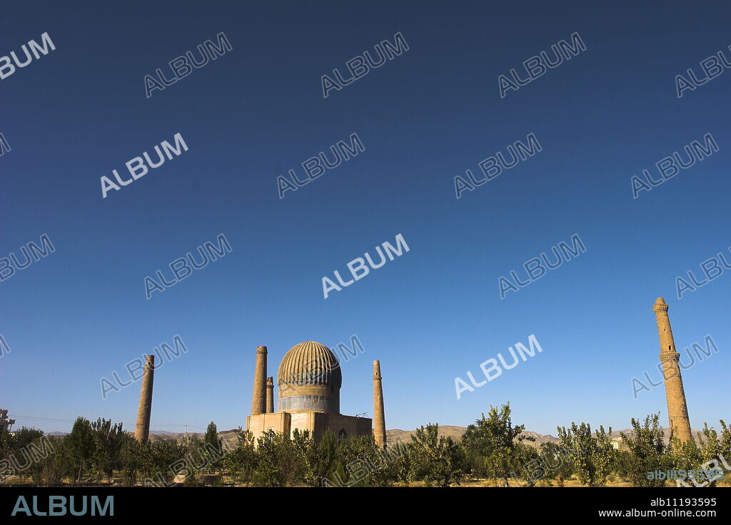 The Mousallah (Mussallah) Complex, Gaur Shad 's Mausoleum, Herat, Afghanistan, Asia.
