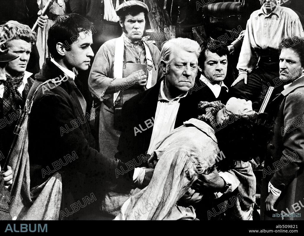 JEAN GABIN in LES MISERABLES, 1958. Copyright DEFA.