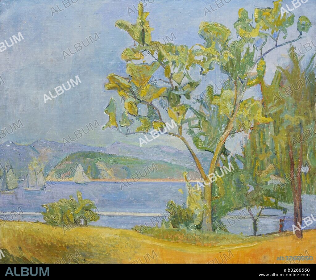 Oluf Wold-Torne (1867-1919). Pintor noruego. Paisaje de Holmsbu, 1911. Galeria Nacional. Museo Nacional de Arte, Arquitectura y Diseño. Oslo. Noruega.
