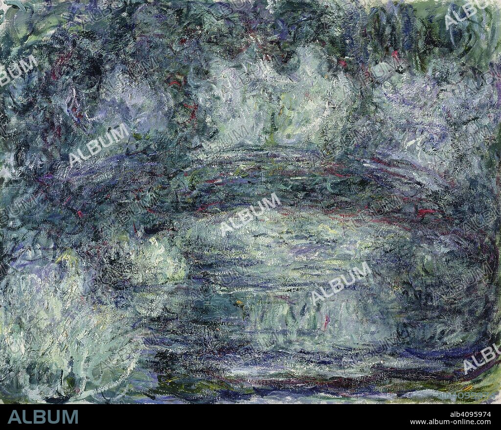 CLAUDE MONET. The Japanese bridge (Le Pont Japonais).