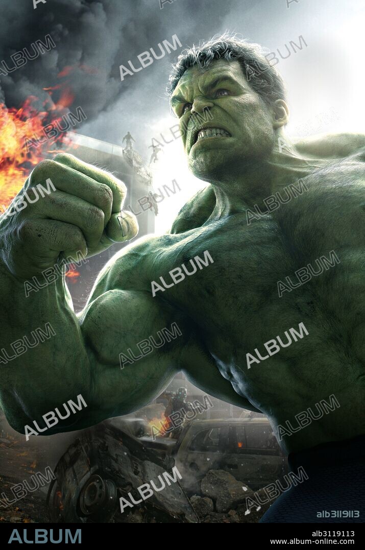 MARK RUFFALO en VENGADORES: LA ERA DE ULTRON, 2015 (AVENGERS: AGE OF ULTRON), dirigida por JOSS WHEDON. Copyright MARVEL STUDIOS.