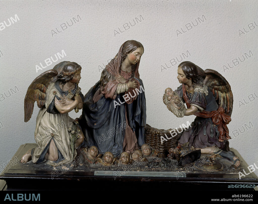 LUISA ROLDAN (1654-1704) LA ROLDANA. Spanish school. Nativity. Madrid, private collection.