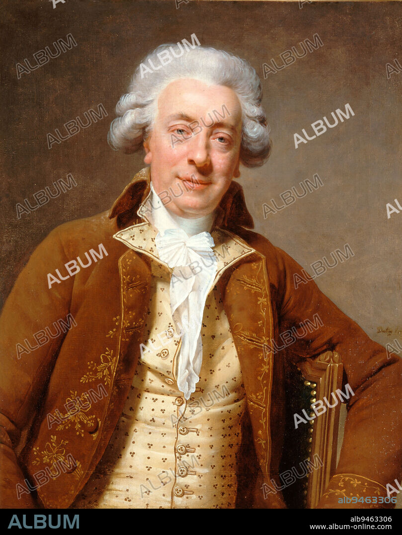 Portrait of Claude-Nicolas Ledoux(1736-1806), architect., Drolling, Michel-Martin, Painter, Array, Painting, Table, Dimensions - Work: Height: 72 cm, Width: 58 cm.