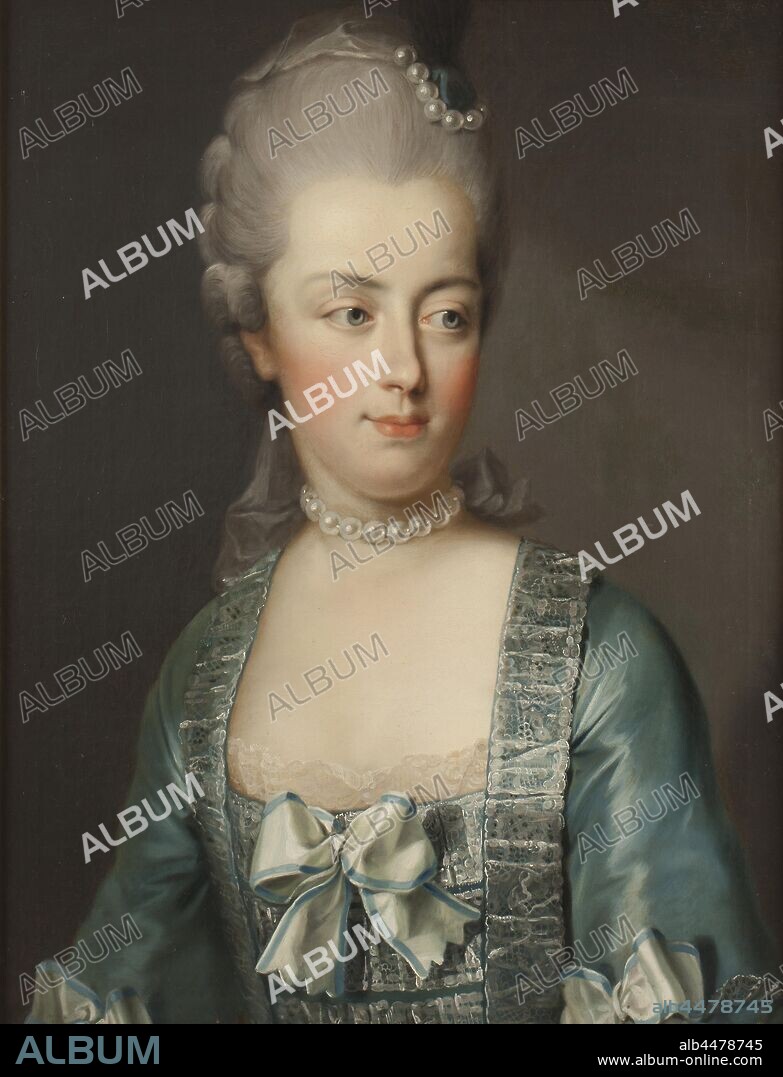 Joseph Hickel, Queen Marie Antoinette, Marie Antoinette, 1755-1793, Archduke of Austria, Queen of France, painting, portrait, between circa 1773 and circa 1774, Oil on canvas, Height, 65 cm (25.5, inch), Width, 50 cm (19.6 inches).