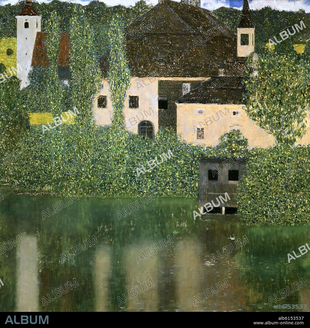 GUSTAV KLIMT (1862-1918). 'Water Castle', 1908, Oil on canvas, 102,5 x 102 cm.