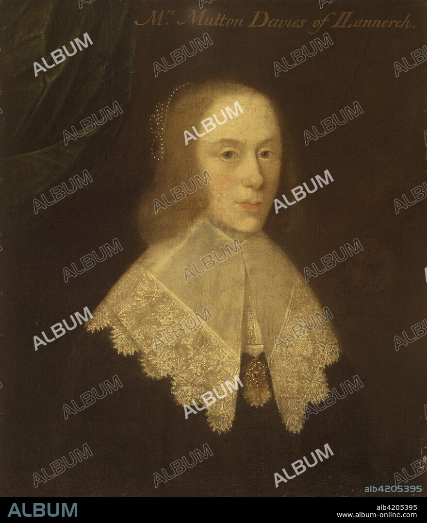 Mrs Anne Davies of Gwysaney, c1630. Anne Mutton was just twelve when she married Robert Davies of Gwysaney.