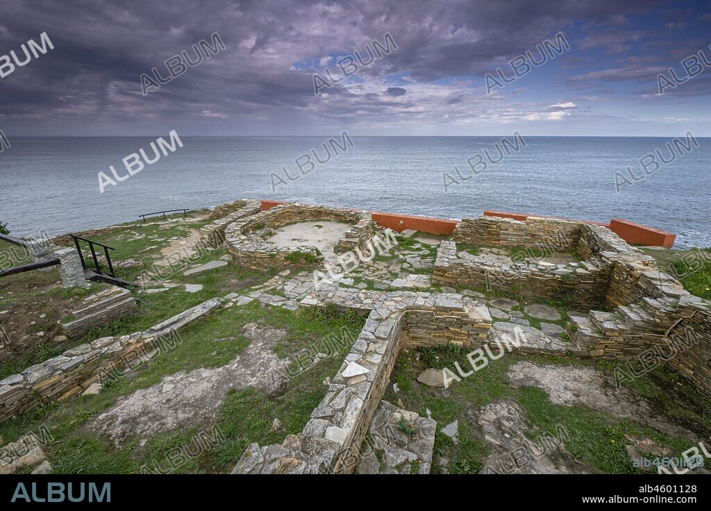 castro de Fazouro, datado entre los siglos I y III d. C., Fazouro, término municipal de Foz, Provincia de Lugo, Galicia, Spain.