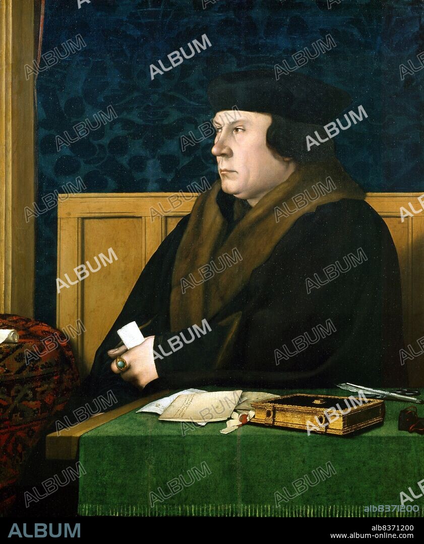 Thomas Cromwell, 1st Earl of Essex, KG (c.1485 28 July 1540), was an English lawyer and statesman who served as chief minister to King Henry VIII of England from 1532 to 1540.<br/><br/>. Cromwell was one of the strongest and most powerful advocates of the English Reformation. He helped to engineer an annulment of the king's marriage to Queen Catherine of Aragon to allow Henry to marry his mistress Anne Boleyn. After failing in 1534 to obtain the Pope's approval of the request for annulment, Parliament endorsed the King's claim to be head of the breakaway Church of England, thus giving Henry the authority to annul his own marriage. Cromwell subsequently plotted an evangelical, reformist course for the embryonic Church of England from the unique posts of vicegerent in spirituals and vicar-general.<br/><br/>. During his rise to power, Cromwell made many enemies, including his former ally Anne Boleyn; he played a prominent role in her downfall. He later fell from power after arranging the King's marriage to a German princess, Anne of Cleves. Cromwell hoped that the marriage would breathe fresh life into the Reformation in England, but because Henry found his new bride unattractive, it turned into a disaster for Cromwell and ended in an annulment six months later. Cromwell was arraigned under a bill of attainder and executed for treason and heresy on Tower Hill on 28 July 1540. The King later expressed regret at the loss of his chief minister.