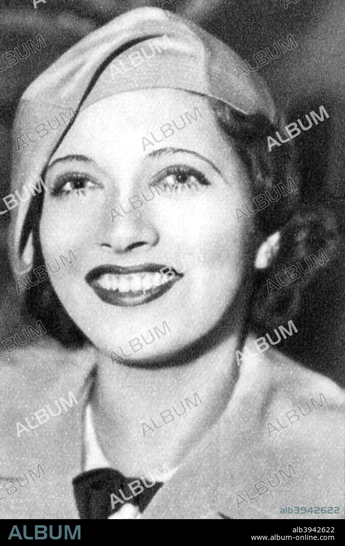 Kay Francis, American actress, 1934-1935. After a brief Broadway career, Kay Francis went Hollywood, becoming Warner Brothers' top female star in the mid 1930s. Taken from Meet the Film Stars, by Seton Margrave. (London, 1934-1935).