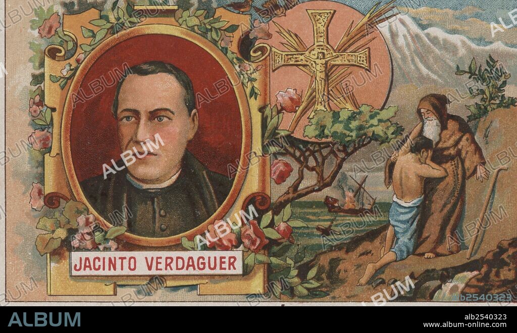 Jacint Verdaguer Santaló(1845-1902). Eclesiástico, poeta y escritor catalán.