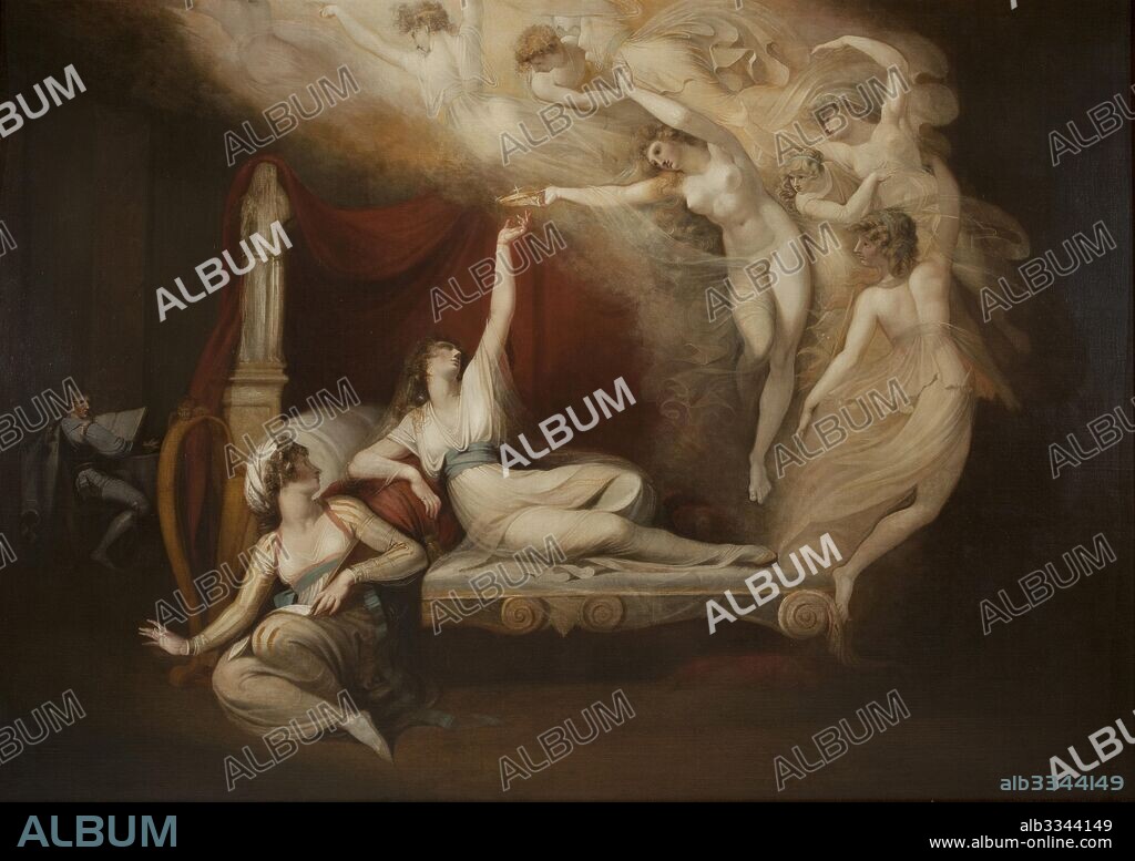 JOHANN HEINRICH FüSSLI (FUSELI). The Vision of Catherine of Aragon.