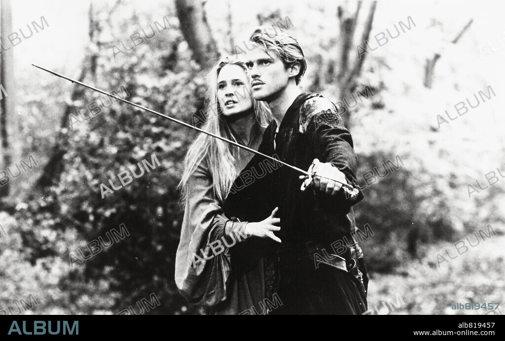 CARY ELWES y ROBIN WRIGHT en LA PRINCESA PROMETIDA, 1987 (THE PRINCESS BRIDE), dirigida por ROB REINER. Copyright 20TH CENTURY FOX.