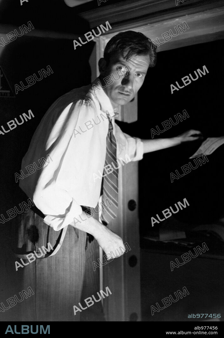 FERNANDO FERNAN GOMEZ in NOBODY WILL KNOW, 1953 (NADIE LO SABRA), directed by RAMON TORRADO. Copyright SUEVIA FILMS.