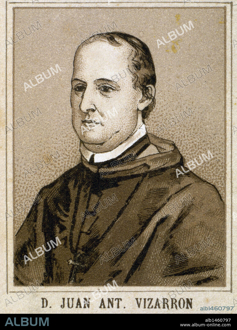 VIZARRON, Juan Antonio de (? -1747). Político español. En 1730 fue arzobispo de México En 1734 fue virrey de Nueva España, donde sofocó insurrecciones indias. En 1739 fortificó Veracruz y Ubía. Fue sustituido por Pedro de Castro y Figueroa (1740) aunque continuó en su archidiócesis hasta su muerte. Grabado.