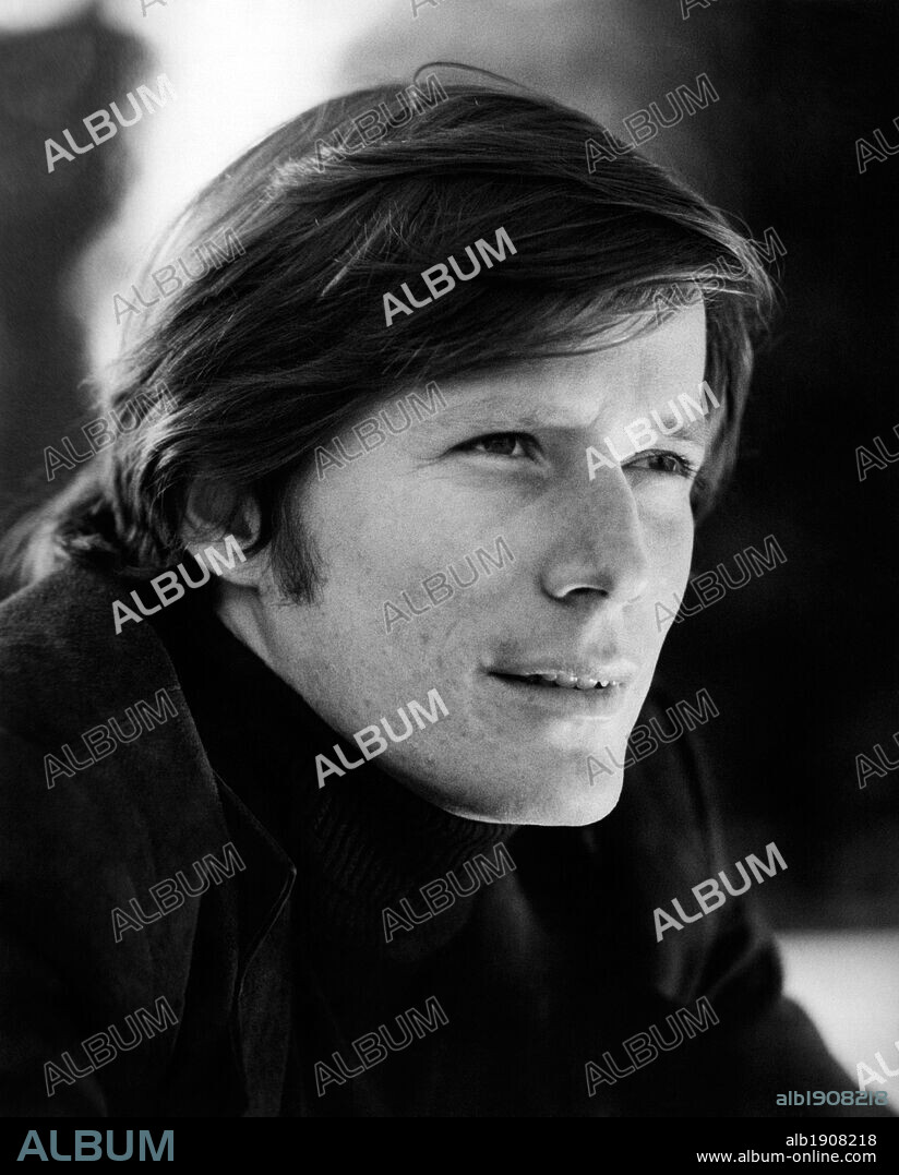 Portrait of Peter Strauss. Portrait of American actor Peter Strauss. Rome, 1971.