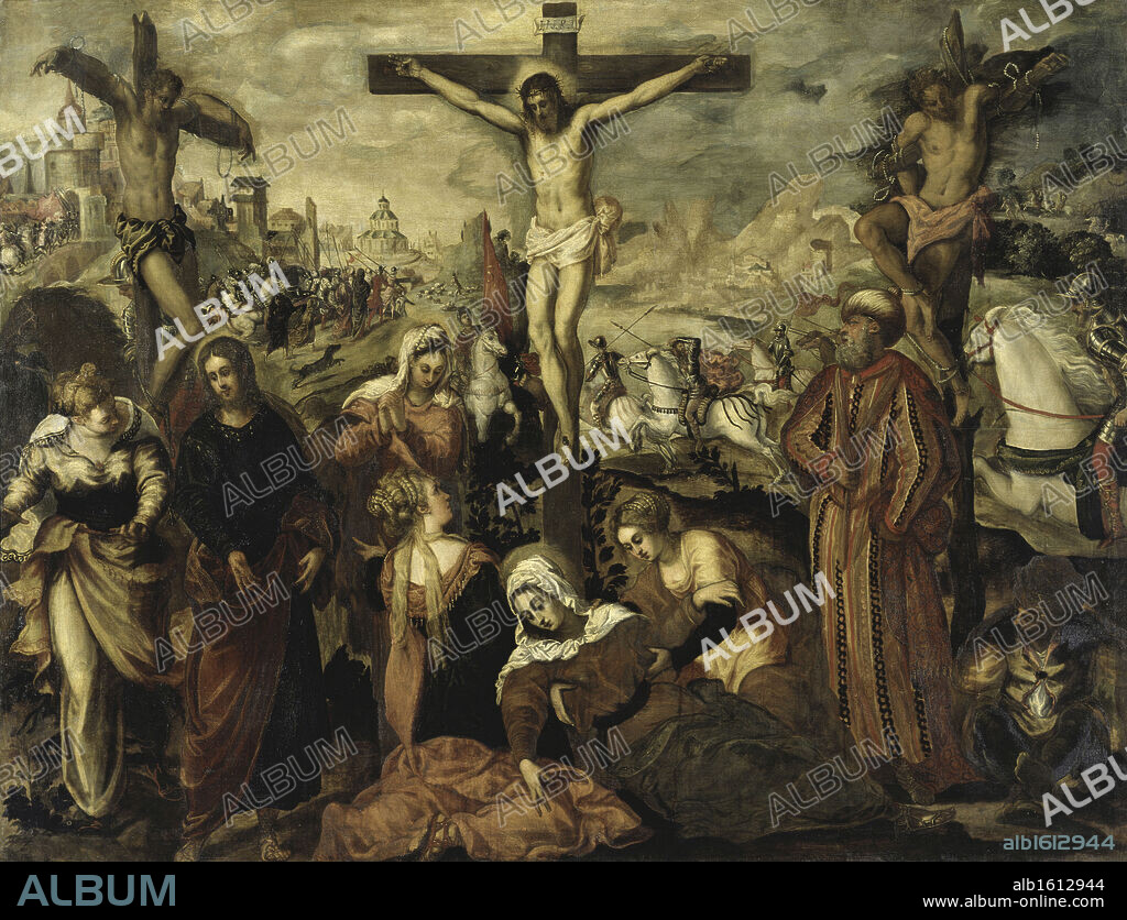 The Crucifixion  Jacopo Tintoretto (1519-1594/Italian)  Civic Museum, Padua, Italy.