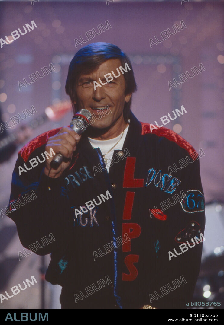 Jonny Hill, Austrian musician, lyricist, entertainer and producer, Germany 1991. Austrian musician, lyricist, entertainer and producer Jonny Hill, Germany 1991.