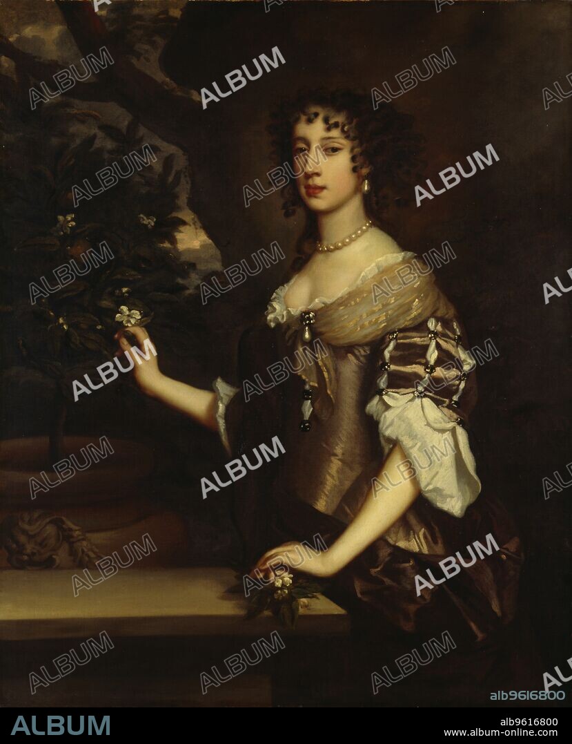 PETER LELY. Mary of Modena (1658-1718), Queen Consort of King James II, c1773-1680. Painting in Kenwood House, London, from the Suffolk Collection.
