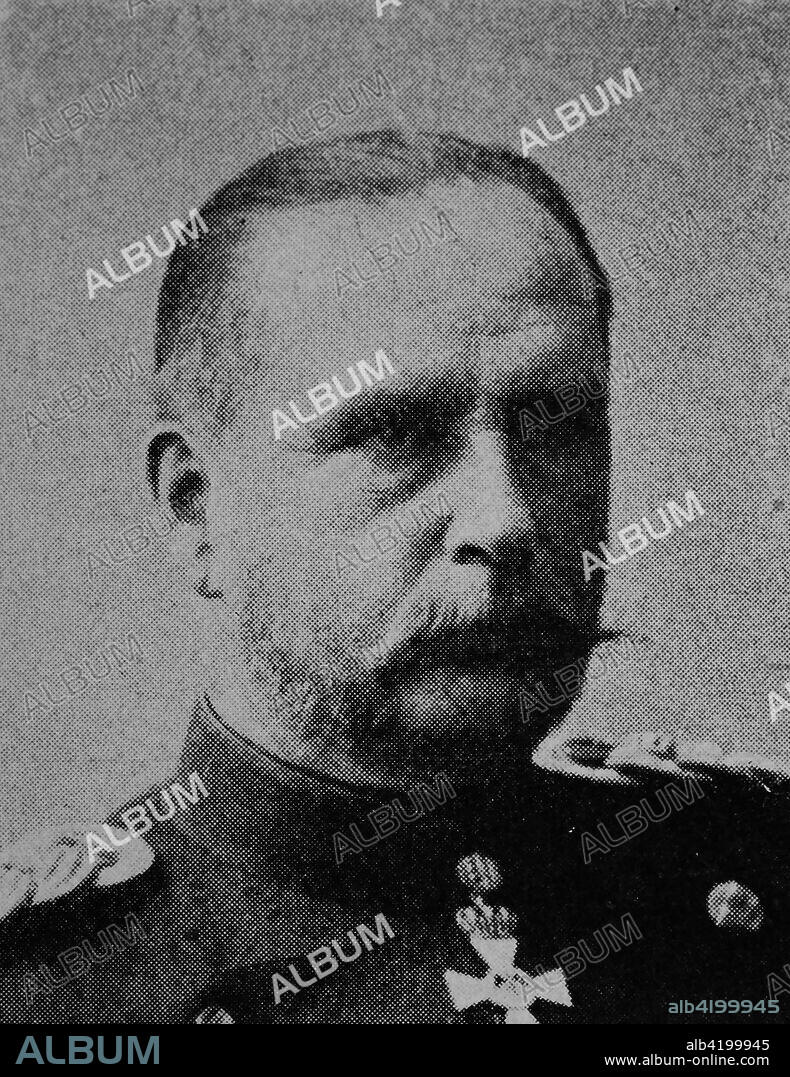 Heinrich Wilhelm Martin von Gossler, 29 September 1841 - 10 January 1927,Prussian General of the Infantry and Minister of War. He was a Knight of Justice, Rechtsritter, of the Order of Saint John., picture from 1895, digital improved.
