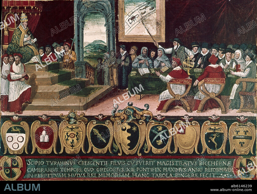 *GREGORIO XIII-REFORMA CALENDARIO 24/FEB/1582.