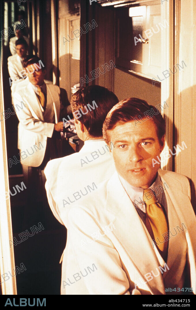 ROBERT REDFORD in THE GREAT GATSBY, 1974, directed by JACK CLAYTON. Copyright PARAMOUNT PICTURES.