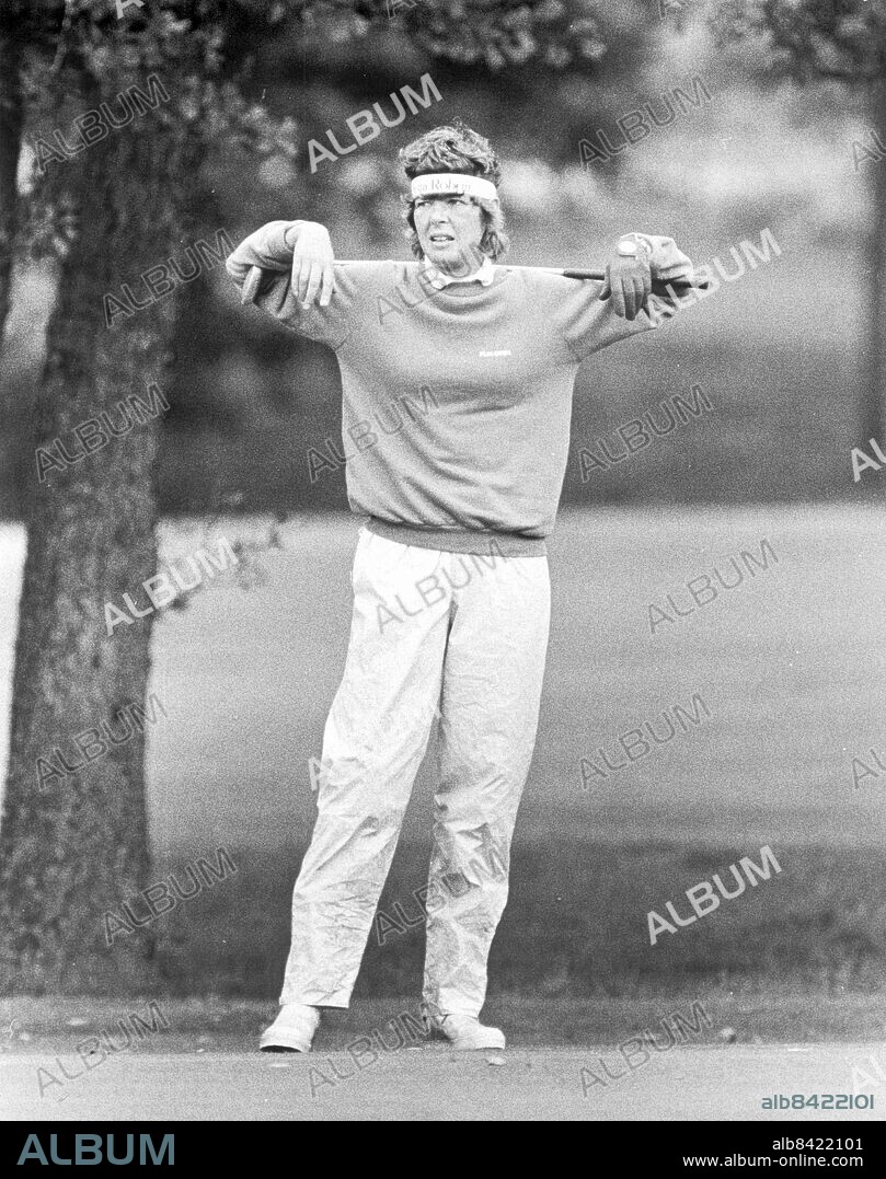 GÖTEBORG 1985-09-07.. Liv Wollin - golfspelare. *** Local Caption *** GP Foto: Bengt Kjellin / Kamerareportage / TT / Kod: 2524.