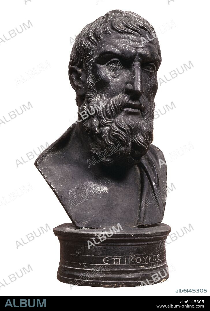 EPICURO - FILOSOFO GRIEGO (341-270 AC).