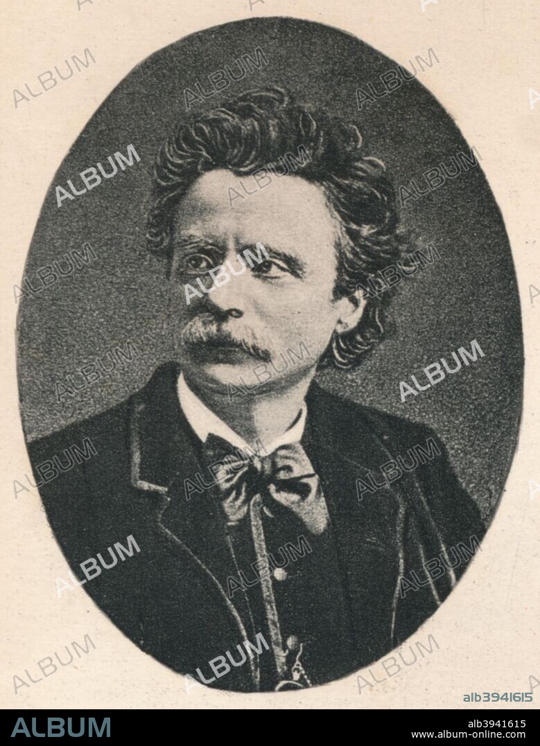 'Grieg.', 1895. Edvard Grieg (1843-1907), Norwegian composer and pianist. From The Musical Educator, Volume III by John Greig, M.A., Mus. Doc. [T. C. & E. C. Jack, Edinburgh, 1895.].