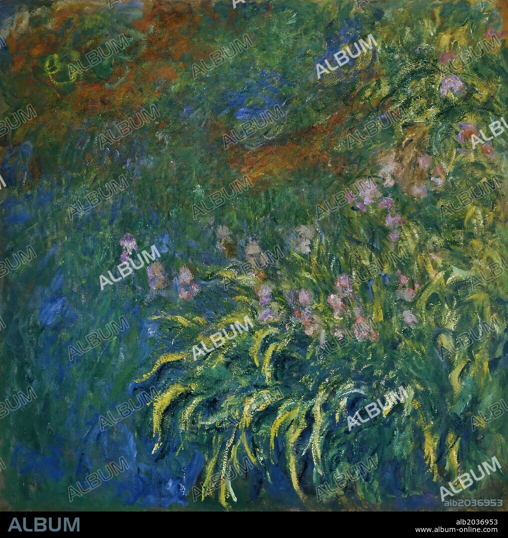 Claude Monet / 'The Water Lily Pond', 1919-1925, Oil on canvas, 200 × 201 cm.