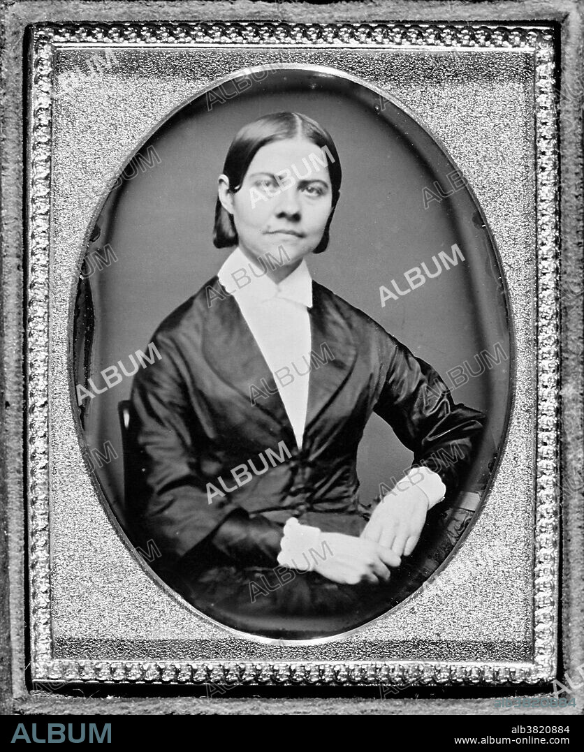 Lucy Stone (August 13, 1818 - October 19, 1893) was a prominent American abolitionist and suffragist, and a vocal advocate and organizer promoting rights for women. In 1847, Stone was the first woman from Massachusetts to earn a college degree. She spoke out for women's rights and against slavery at a time when women were discouraged and prevented from public speaking. Stone was the first recorded American woman to retain her own last name after marriage. She assisted in establishing the Woman's National Loyal League to help pass the Thirteenth Amendment and thereby abolish slavery, after which she helped form the largest group of like-minded women's rights reformers, the politically-moderate American Woman Suffrage Association, which worked for decades at the state level in favor of women's right to vote. Stone wrote extensively about a wide range of women's rights, publishing and distributing speeches by herself and others, and convention proceedings. In the long-running Woman's Journal, a weekly periodical that she established and promoted, Stone aired both her own and differing views about women's rights. Together, Anthony, Stanton, and Stone have been called the 19th century triumvirate of women's suffrage and feminism. She died in 1893 at the age of 75. In 1968, the 150th anniversary of her birth, the US Postal Service honored Stone with a 50 cent postage stamp in the Prominent Americans series.