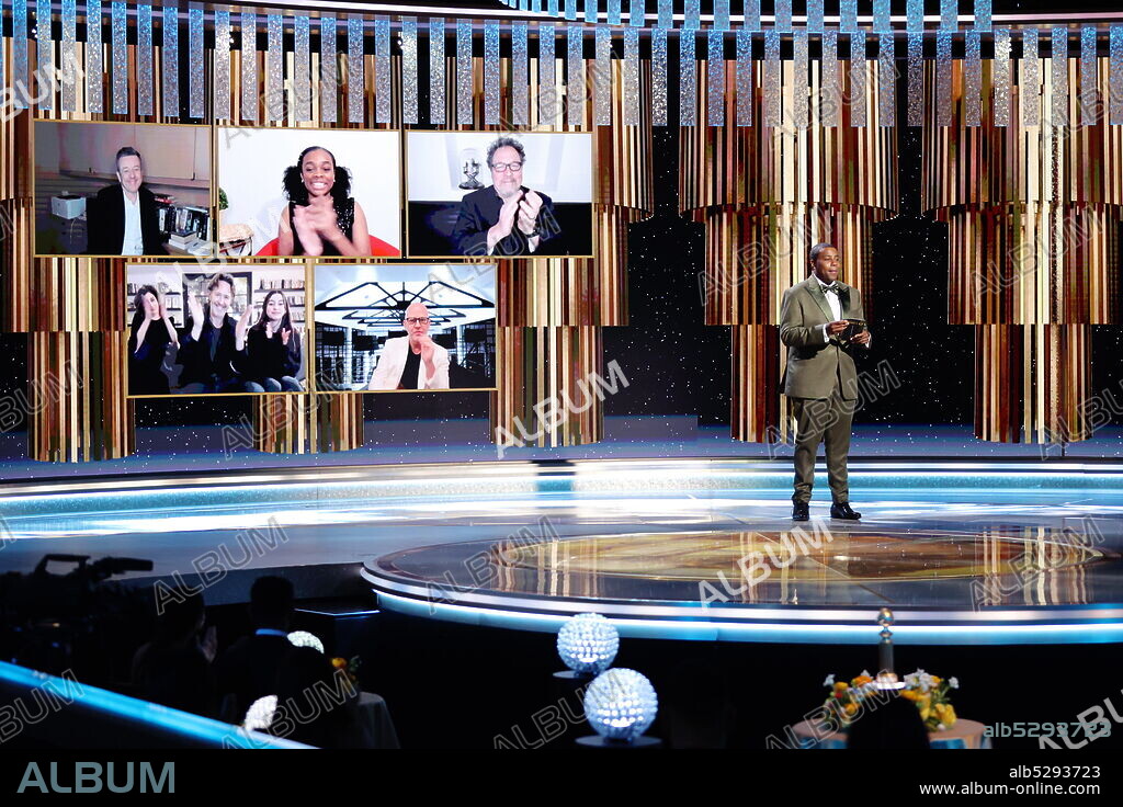KEENAN THOMPSON. February 28, 2021, Beverly Hills, California, USA: Kenan Thompson at the 78th Annual Golden Globe Awards held at the Beverly Hilton Hotel. (Credit Image: © Rich Polk/ZUMA Wire).