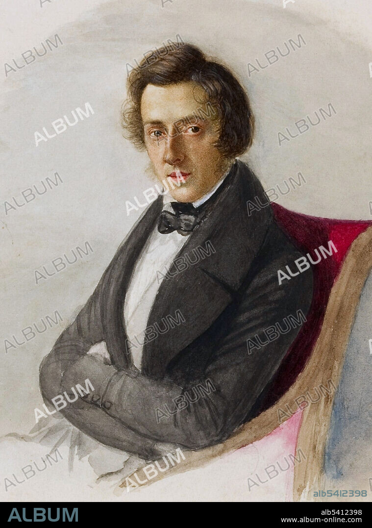 Frédéric François Chopin (March 1, 1810 - October 17, 1849) was a Polish composer, virtuoso pianist and one of the greatest Romantic composers. A renowned child-prodigy, he left Poland at the age of 20, shortly before the November 1830 uprising. He settled in Paris as part of Poland's Great Emigration. Chopin suffered from poor health and died at the age of 39. Maria Wodzinska, 1835 (cropped and cleaned).