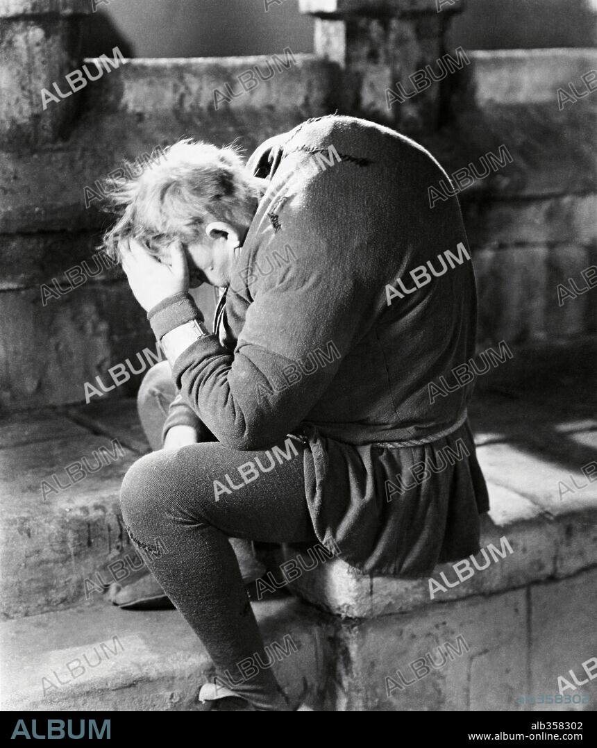 CHARLES LAUGHTON in THE HUNCHBACK OF NOTRE DAME, 1939, unter der Regie von WILHELM DIETERLE. Copyright RKO.