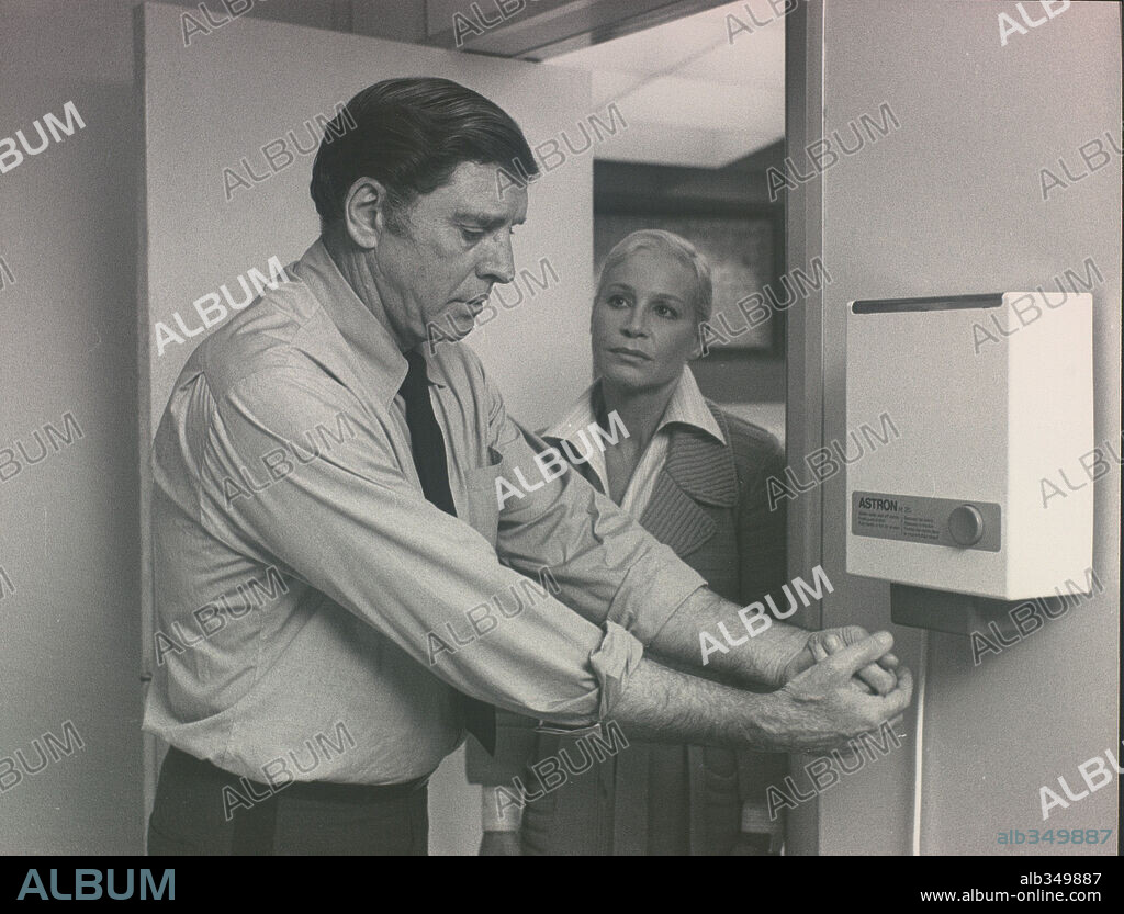 BURT LANCASTER and INGRID THULIN in THE CASSANDRA CROSSING, 1976, directed by GEORGE P. COSMATOS. Copyright 20TH CENTURY FOX.