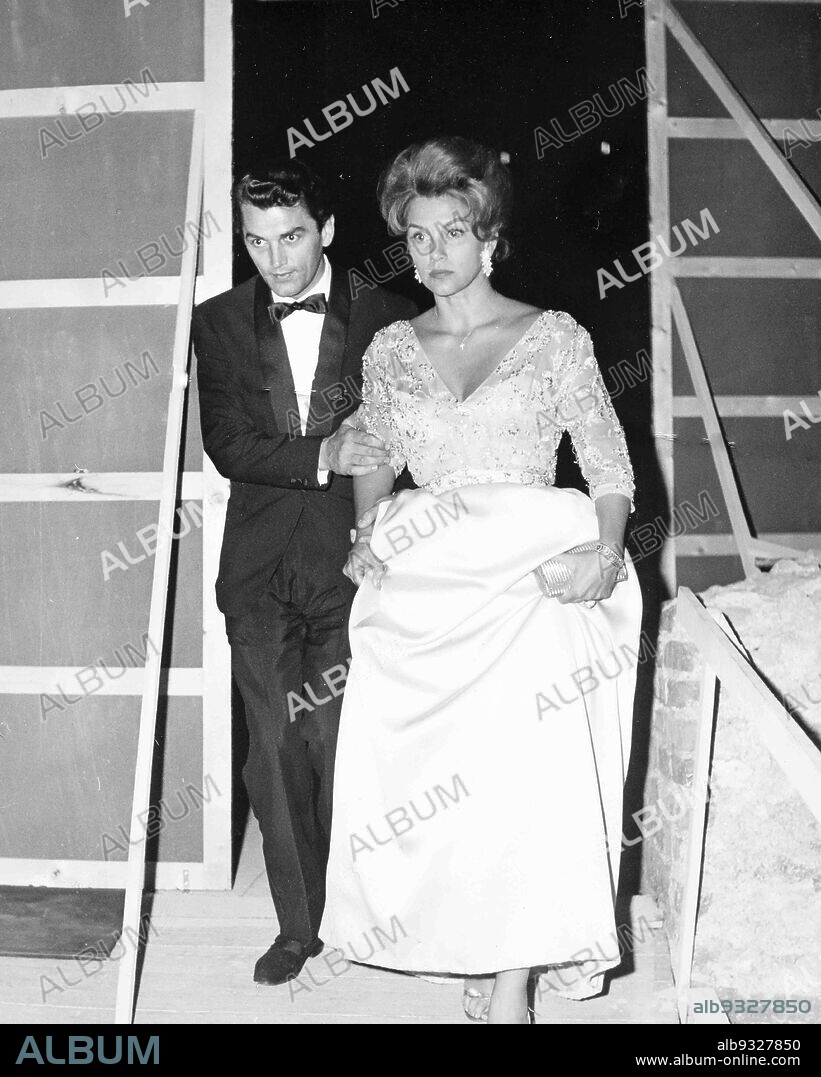 Linda Christian and Edmund Purdom, 1962.
