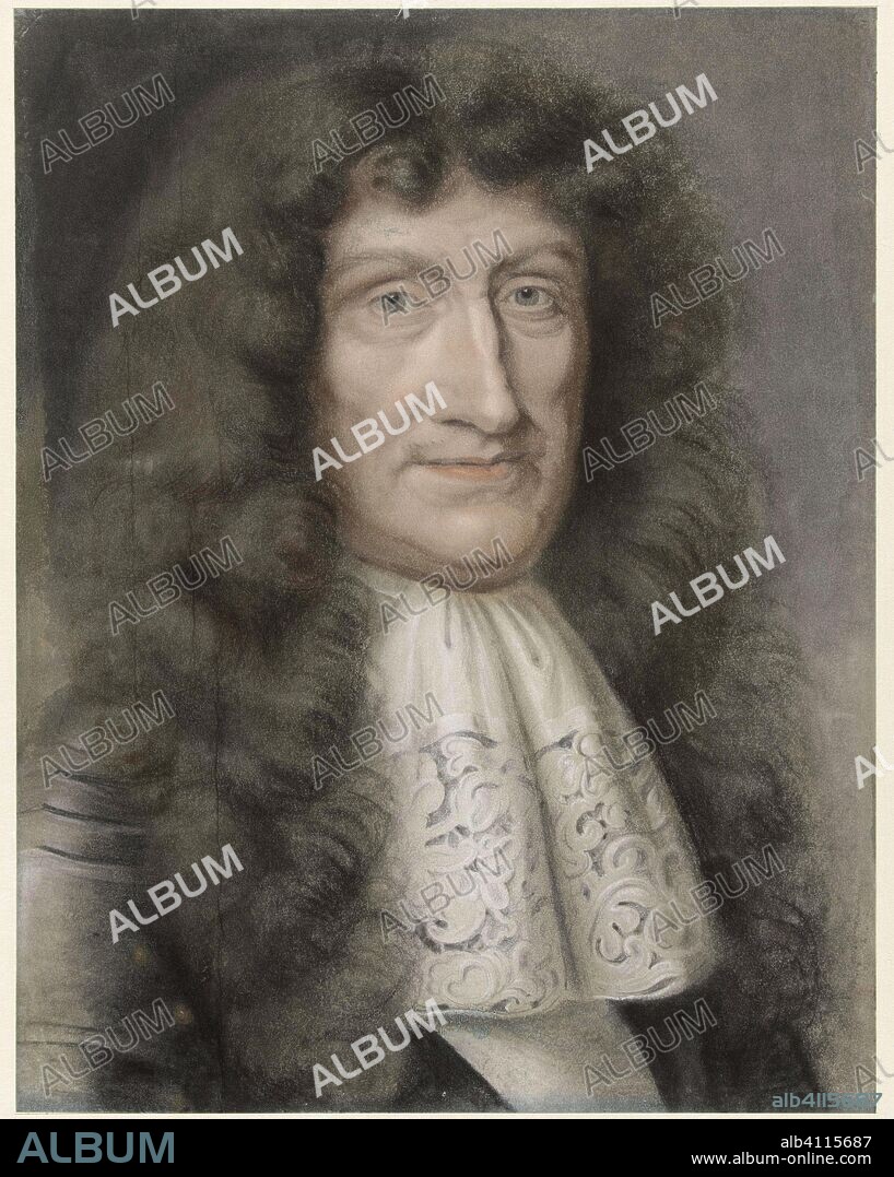 Portrait of Louis Godefroi d'Estrades. Draughtsman: Wallerant Vaillant. Dating: 1647 - 1677. Measurements: h 421 mm × w 329 mm.