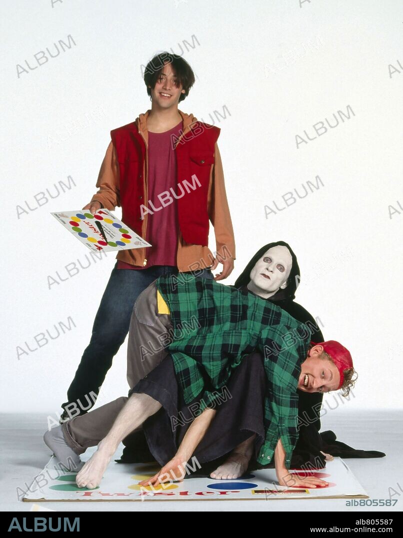 ALEX WINTERS, KEANU REEVES and WILLIAM SADLER in BILL & TED'S BOGUS JOURNEY, 1991, directed by PETER HEWITT. Copyright ORION PICTURES.